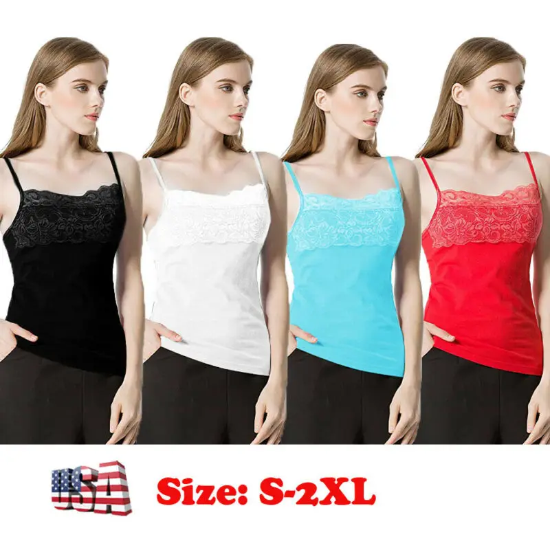 Женские сексуальные ультратонкие кружевные майки без рукавов летние хлопковые