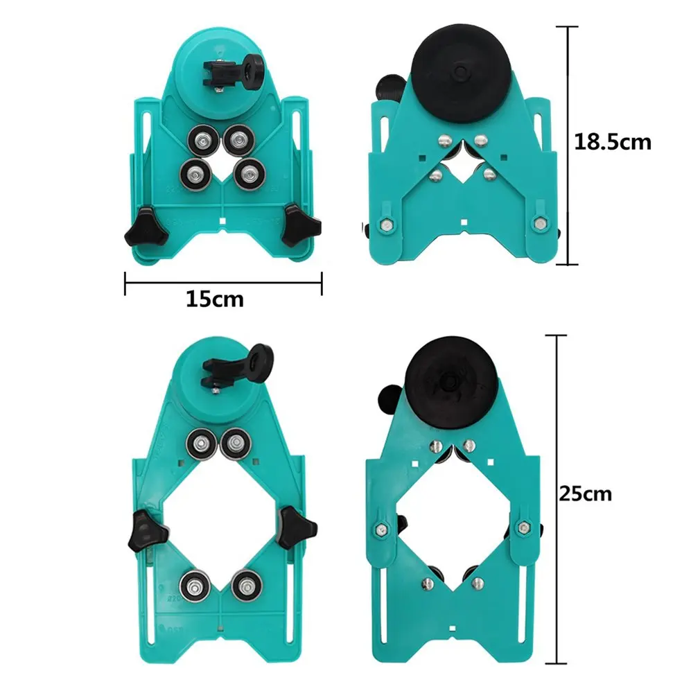 

Adjustable 4-80mm Ceramic Porcelain Drill Bit Cutter Tile Glass Openings Locator Hole Saw Core Guide With Vacuum Base Sucker