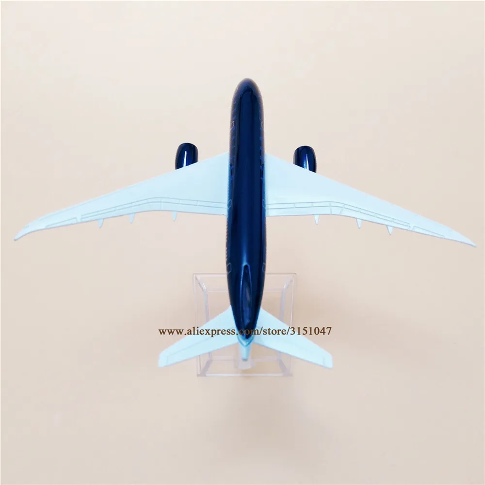 Модель самолета из сплава металла Air Azerbaijan B787 Airlines модель Boeing 787 Airways с подставкой
