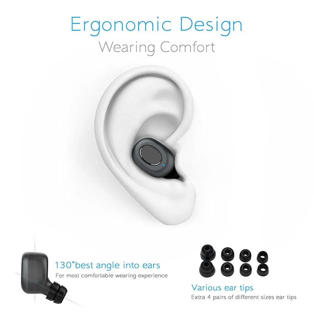 TWS, Bluetooth наушники V5.0, двойные, пшеничный вызов, в ухо, Спортивная гарнитура, IPX5, водонепроницаемая, мини стерео гарнитура, 600 мА/ч, зарядная коробка