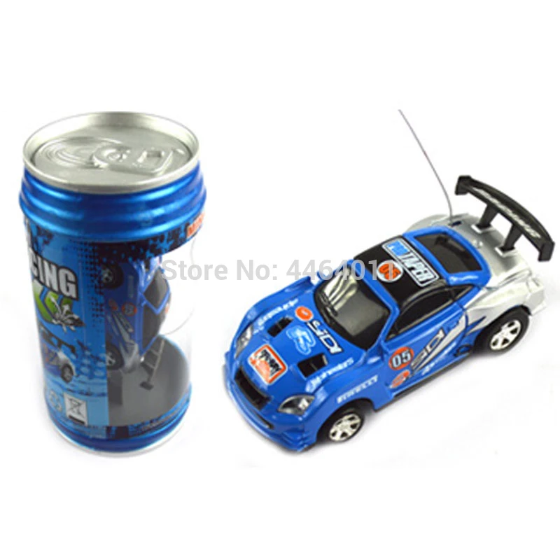 Coke Can Мини RC микро гоночный автомобиль 1:58 Радио пульт дистанционного управления