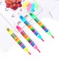 creative 20colors crayon student draw color pencil multicolor art kawaii writing pen kids gift school stationery supplies gifts