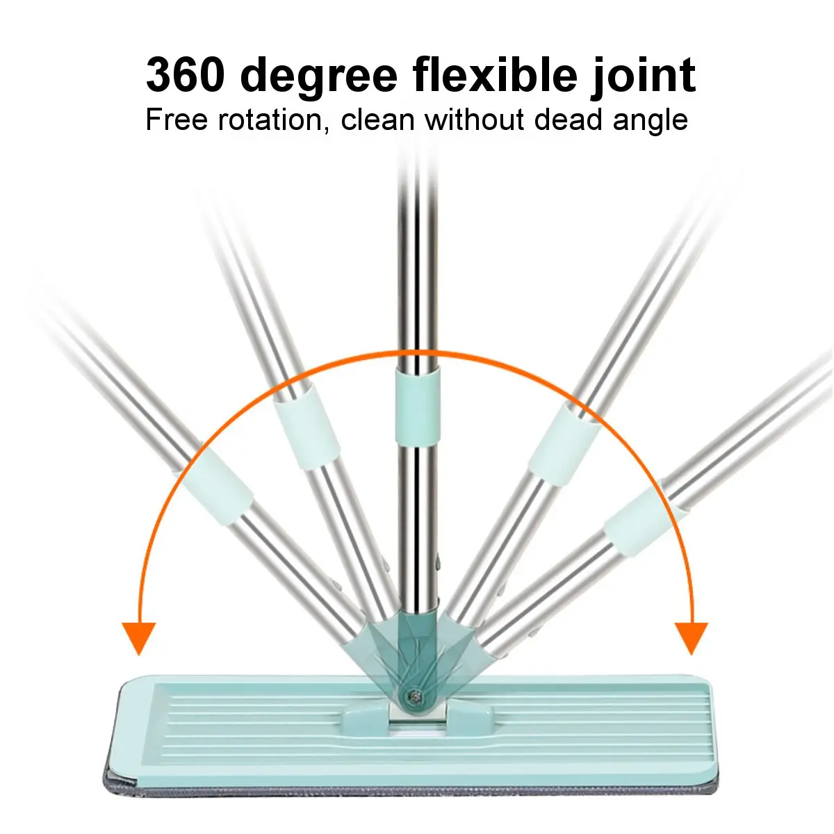 

Mop Cloth with Bucket Set Hand Free Wringing Mop Self Wet And Cleaning System Wet Dry Cleaning Microfiber Mop Floor Lazy Mop