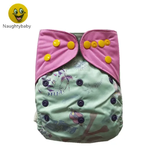 2019 BIG Discount  AIO reusable washable Nappies bamboo charcoal double gusset cloth diaper One Size Fit All Free Shipping