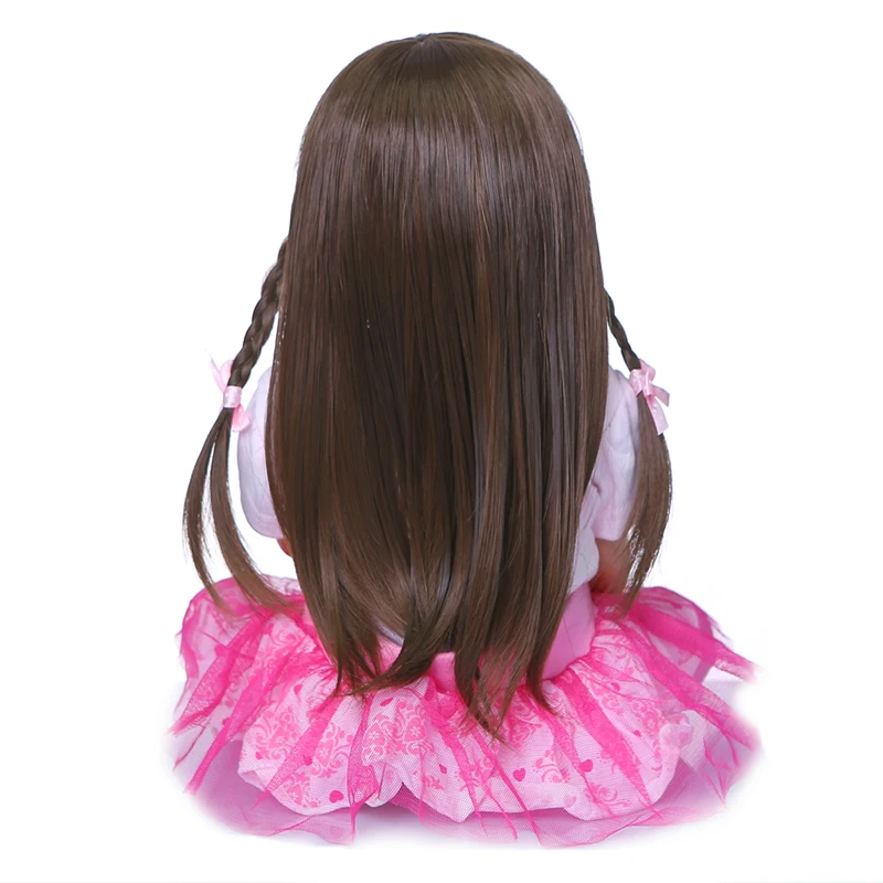 

Lovely Baby Dolls Reborn Cute Cartoon Toys for Girls Boys Kids Alive Playmate Soft Body Silicone Doll Birthday Gifts