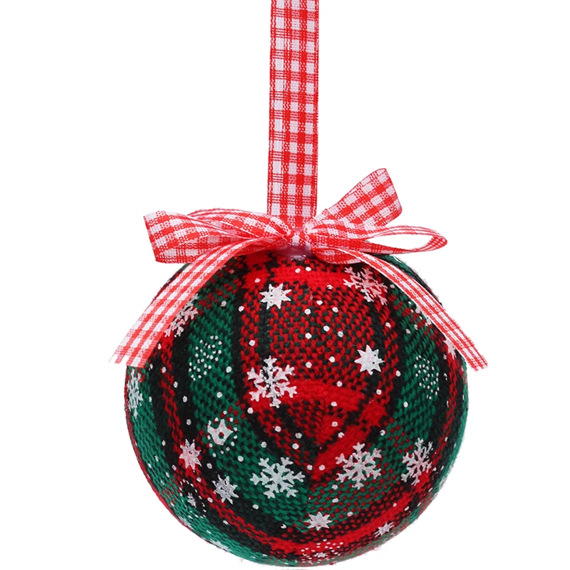Акция Рождественское украшение шотландский шарик 80 мм 3 шт./упаковка|decorative
