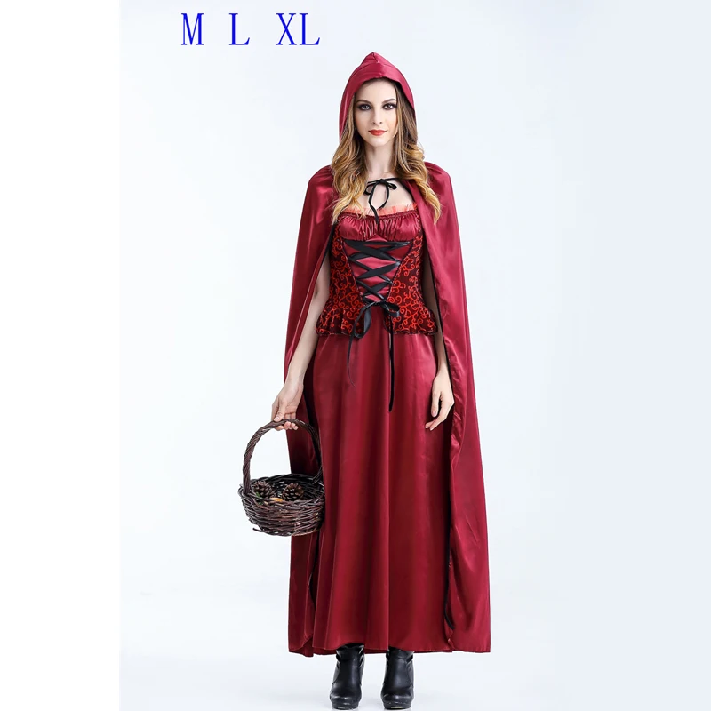 

Halloween Costume Cosplay Vampire Dress Carnival Party Queen Witch Little Red Riding Hood Horror Christmas Stage Costume 2022
