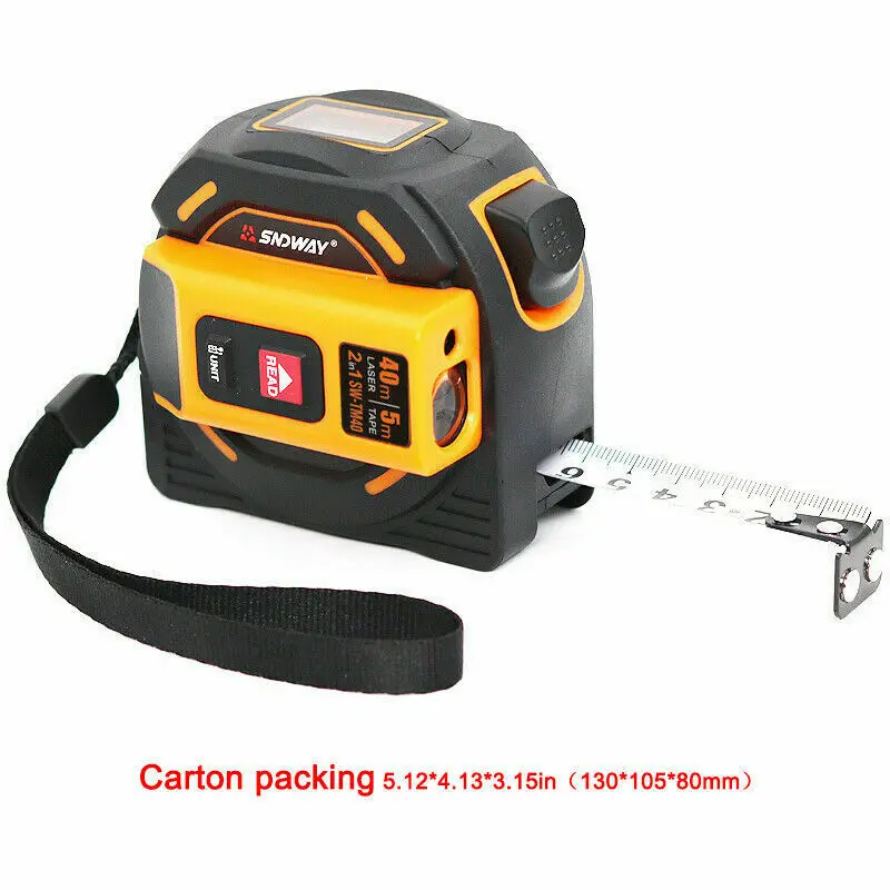 Лазер SNDWAY дальномер 40 м 60 лазерный лазерная рулетка измерительная цифровая