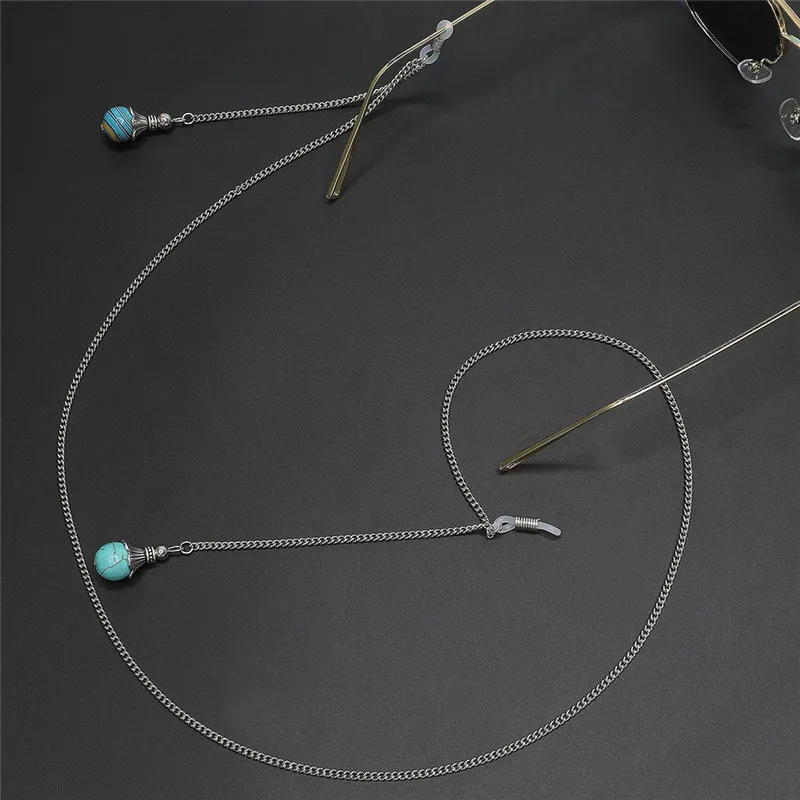 Цепочка для очков Imixlot мужчин и женщин из натурального синего камня | Аксессуары