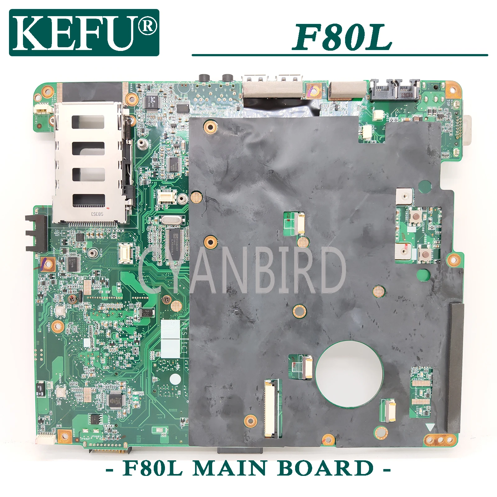 

KEFU F80L original mainboard for ASUS F80L F81SE F83SE F80Q F80S F5Z F5RL Laptop motherboard