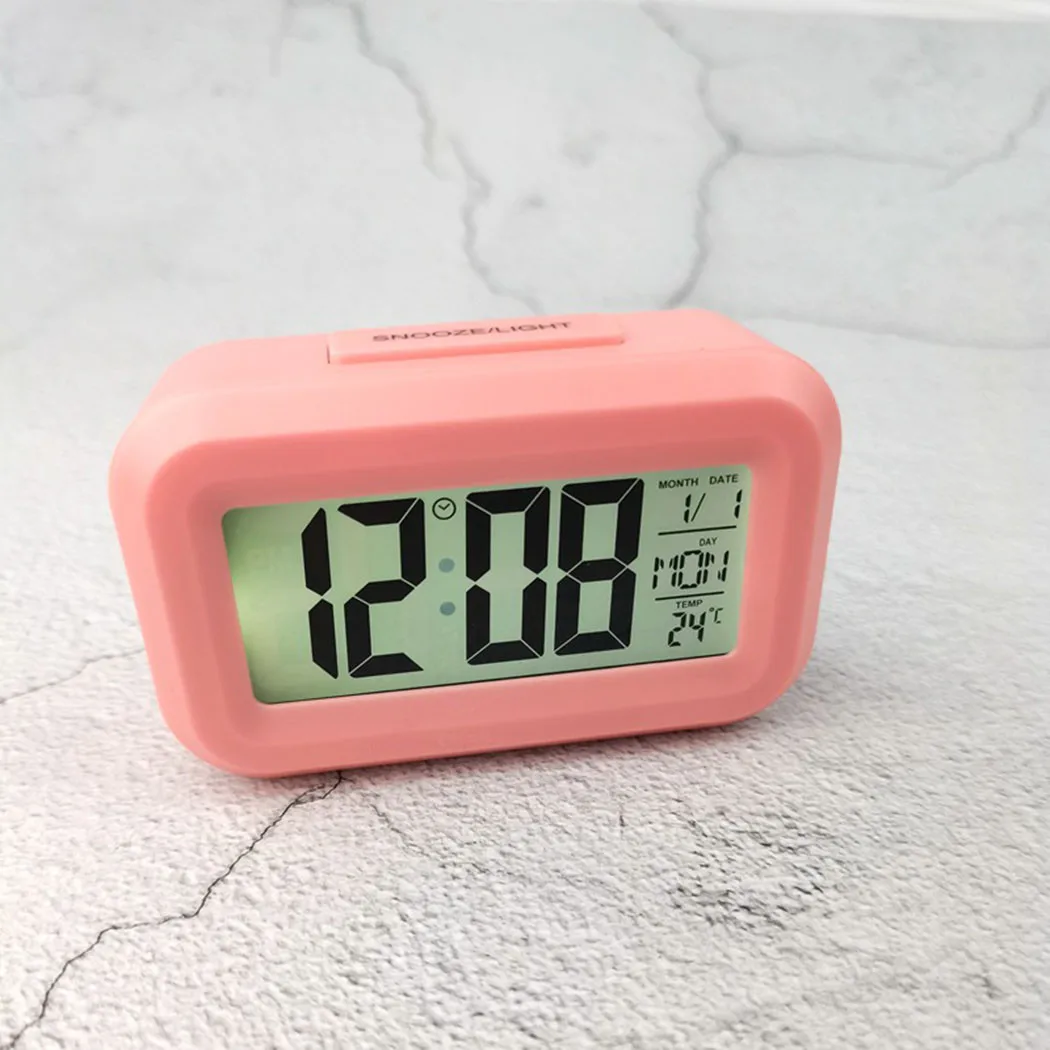 

Supply Clock Alarm Clock Household LCD Snooze Backlight Calendar Control