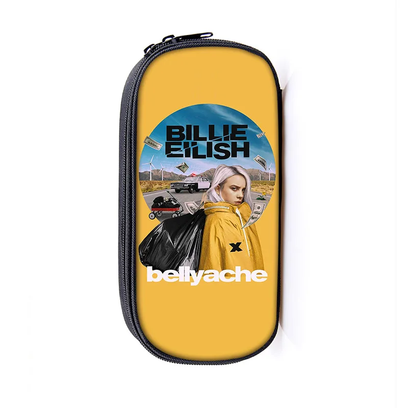 Billie Eilish чехол для карандашей, косметичка для женщин, косметичка billie elish, косметичка для девочек-подростков, пенал, школьный чехол, принадлежности