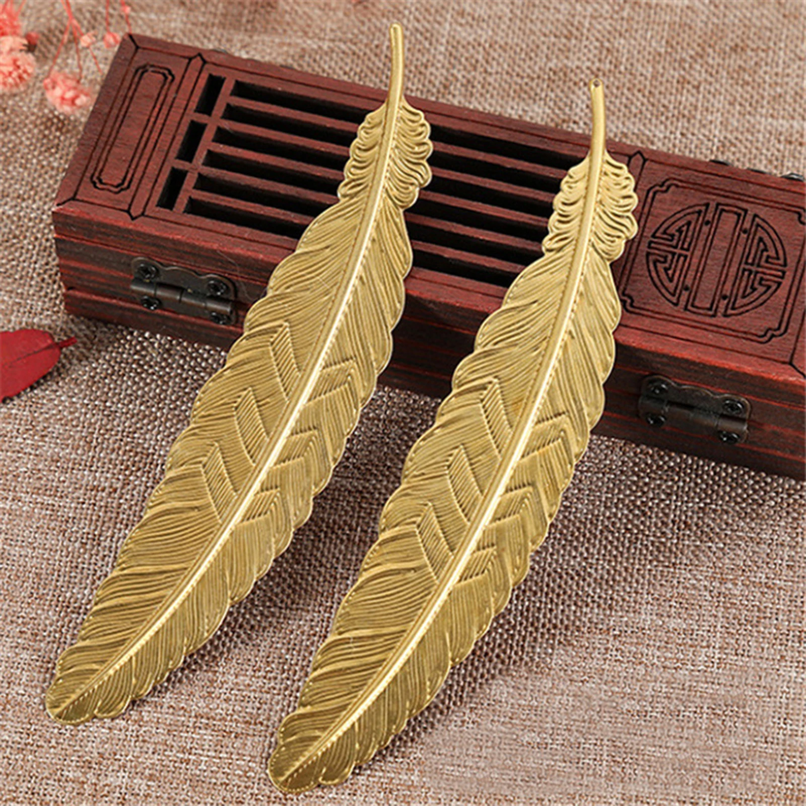 1 шт. креативная Ретро Винтажная закладка перо/бабочка металлические закладки