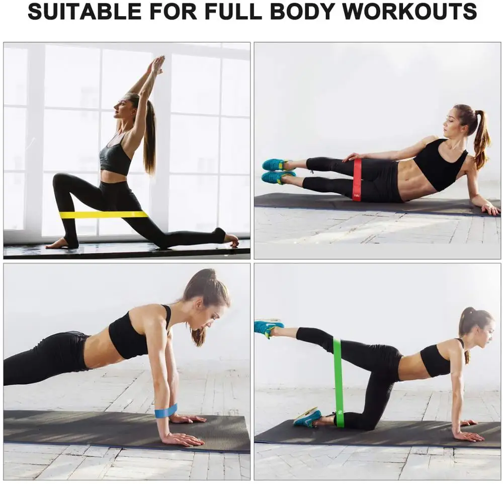 5 упаковок набор эластичных лент оборудование для спортивных тренировок в