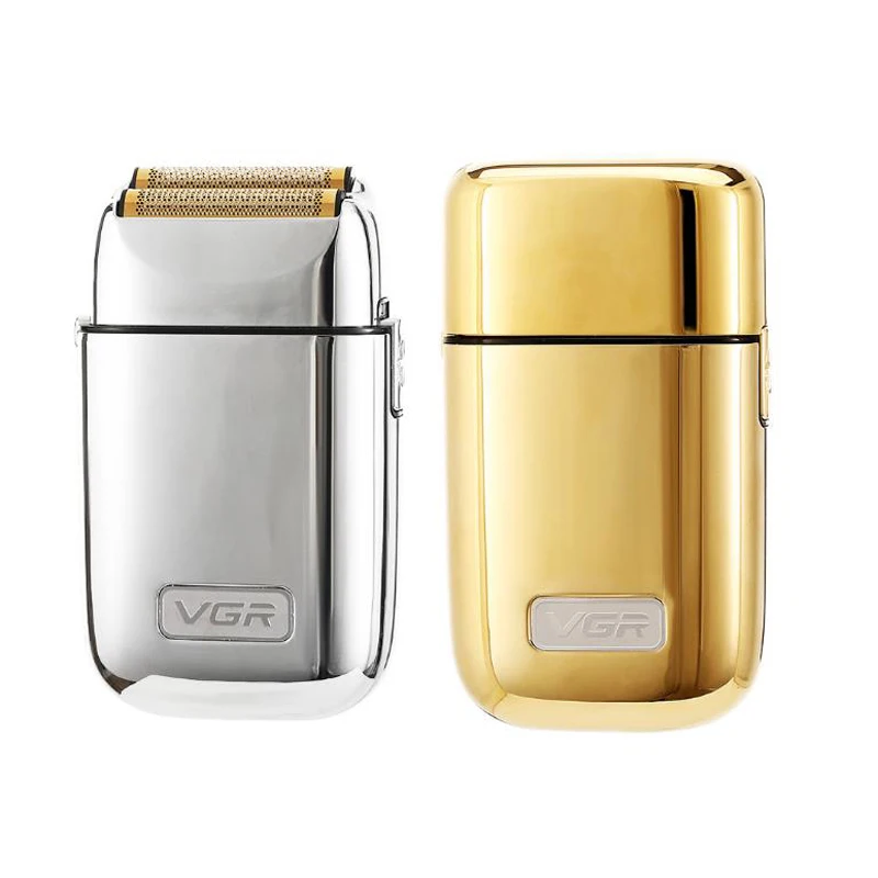

vgr electric Shaver razor USB rechargeable Shaver reciprocating shaver men's shaver beard trimmer bald head metal body