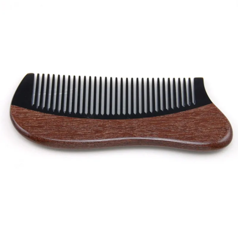 

Handmade Ox Horn Brown Sandalwood Fragrant Comb Handle Combs Hair Care Hair Styling Tools