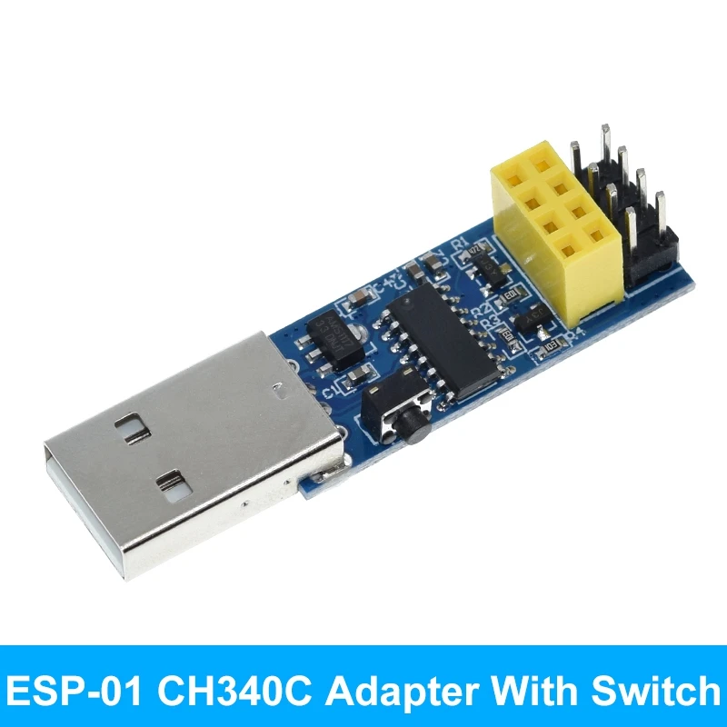 Программатор CH340G CP2104 USB к ESP8266 ESP-01 ESP-01S Wi-Fi модуль адаптер для загрузки набор