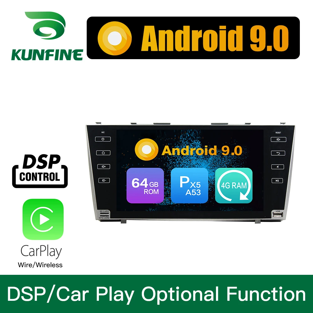 

Android 9,0 Восьмиядерный 4 Гб ОЗУ 64 Гб ПЗУ автомобильный DVD GPS навигатор мультимедийный плеер Автомобильный стерео для Toyota Camry 2007-2011 радио