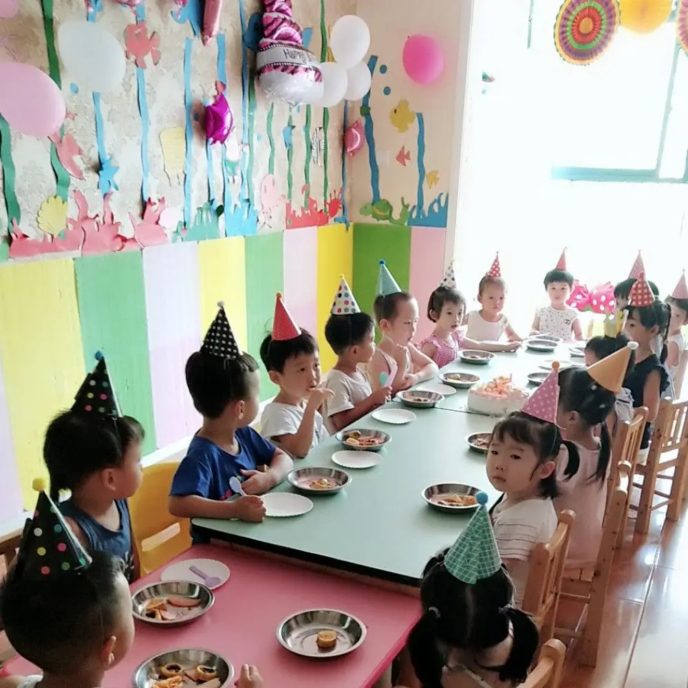 11 шт./компл. шляпы в горошек для празднования дня рождения милые шапочки ручной