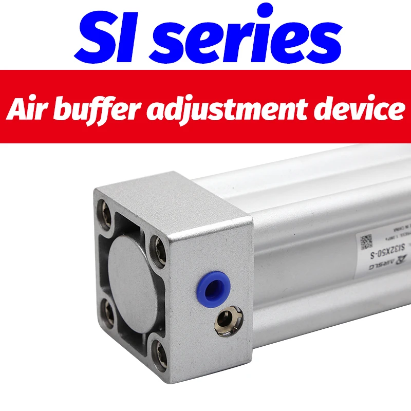 SI32 SI40X75S SI50X100 S Series диаметр отверстия 32 40 50 мм ход 25 300 Воздушные цилиндры Двойное