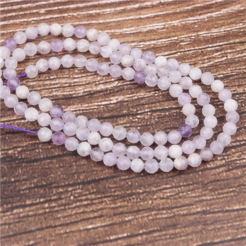 LanLi 2/3mm Kunzite small beads fashion jewelry interval loose DIY bracelet necklace earrings and accessories | Украшения и