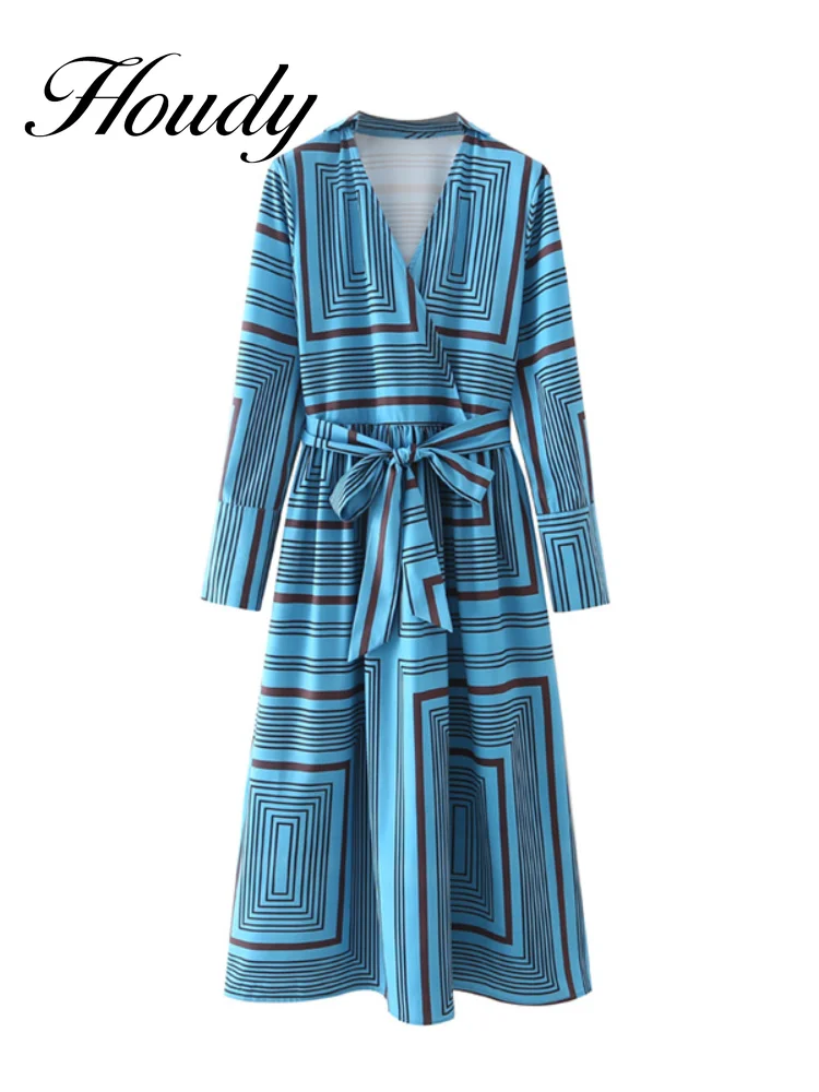 

Autumn 2021 New Arrivals Women's Long-Sleeved Shirts With Tie-Up Long Color Dresses Autumn Loose Dresses