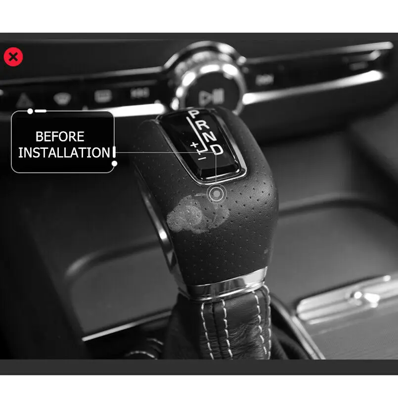 1 шт. натуральная кожа коробка скоростей накладка на рычаг для VOLVO XC60
