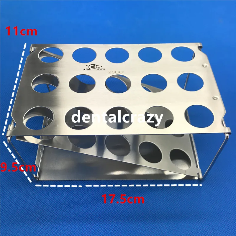 20cc and 50cc Foldable autoclavable syringe racks display |
