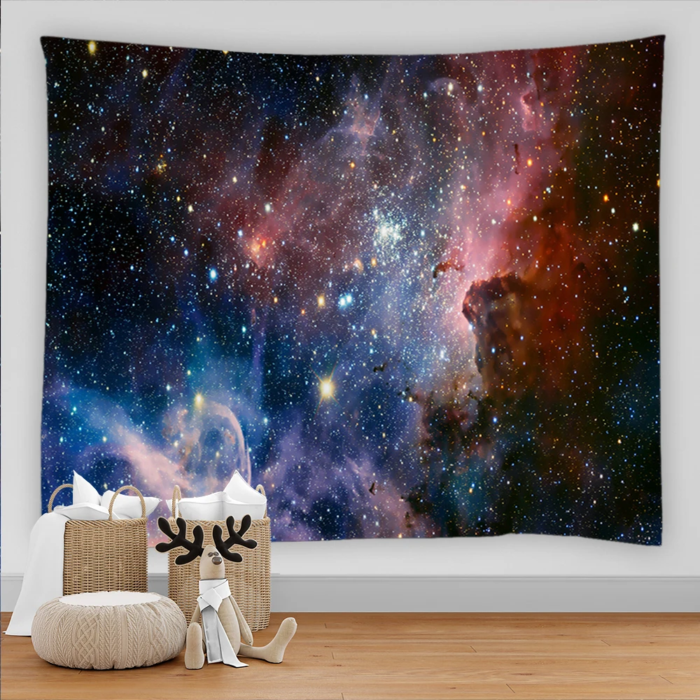 

Universe Space Nebula Earth Big Art Tapestry Printed Wall Covering Psychedelic Wall Hanging Beach Towel Mandala Blanket Yoga