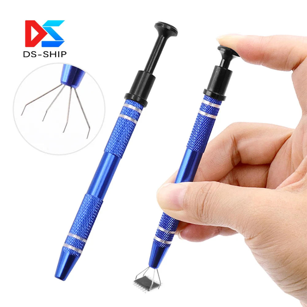 Four Claw Hold Tightly Electronic Component Grabber IC Extractor BGAChip Gripper SMD Electronic Repair Tools IC Suction Pen