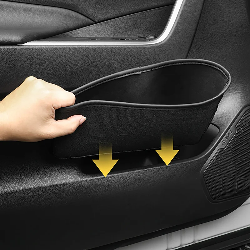 

for Toyota RAV4 2019 2020 Door Storage Box Pad Door Slot Pad Storage Pad Modification Decoration 4Pcs
