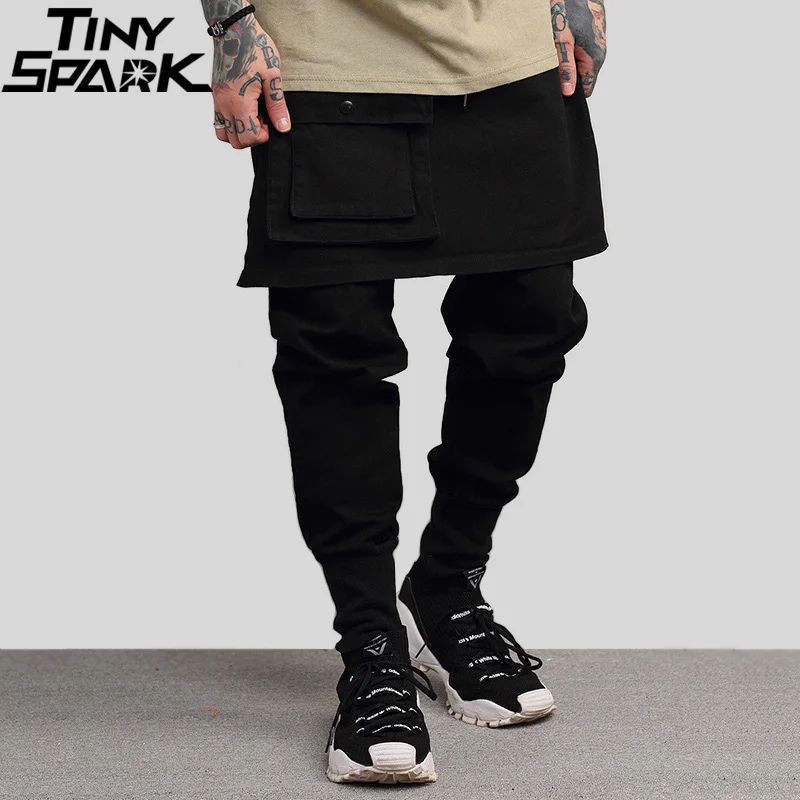 2018 Мужские штаны для хип-хопа уличная мульти накладные карманы Повседневное