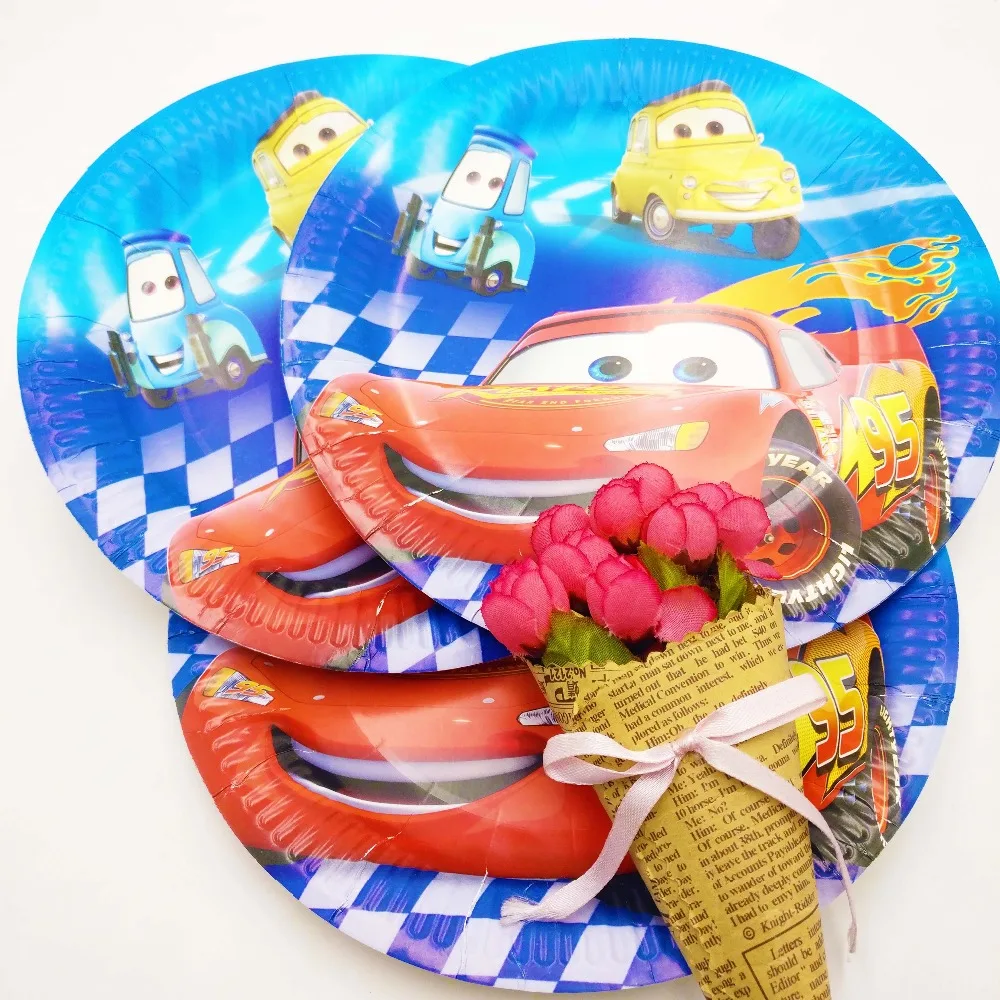 24 шт./компл. Lightning Mcqueen со вставленной картой продукция изображение декорирование тортов капкейк Палочки малыш День рождения украшения свадебные сувениры