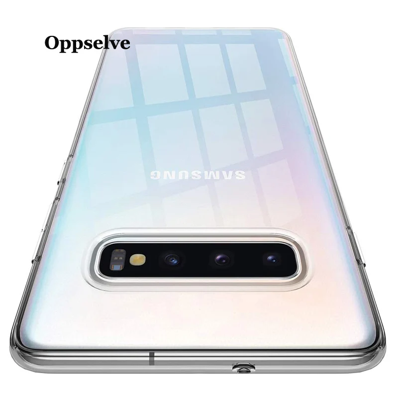 Ультрамягкий силиконовый чехол для Samsung Note 9 8 10 S10 S9 S8 Plus Coque прозрачная задняя