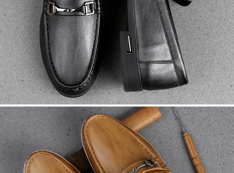 Роскошная обувь; мужские лоферы из натуральной кожи; сезон весна-осень; zapatos de hombre mocasines cuero; повседневные мужские лоферы без застежки; горячая распродажа