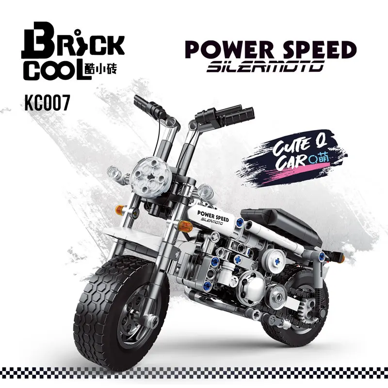 KC007 KC008 KC009 Новый Автомобиль Мотоцикл обучающая модель игрушки строительные блоки кирпичи Дети Рождество День рождения крутые подарки