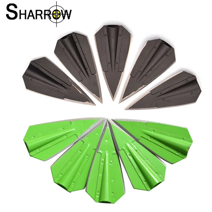5 шт. стрела для стрельбы из лука стальной сплав острое лезвие охотничьи широкие