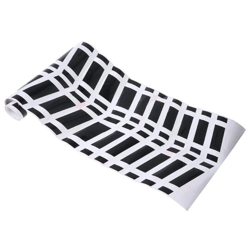 

2 Pcs Car Side Skirt Decal Stickers Racing Stripes Graphic For Fiat Abarth 500 23GC