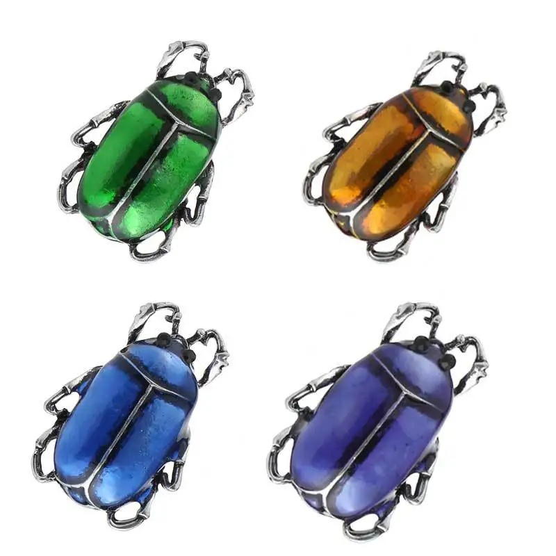 Брошь от насекомых Классическая винтажная серебристого цвета покрытый слоем