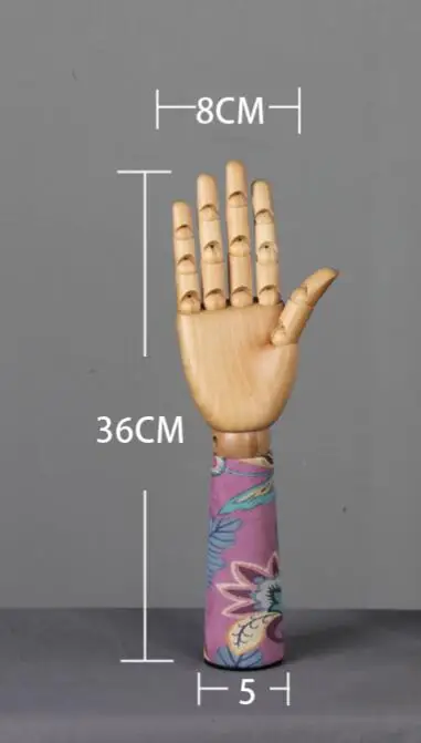 3 вида стилей 42*8 см мультфильм эскиз манекен руки мешок ткань ювелирные изделия