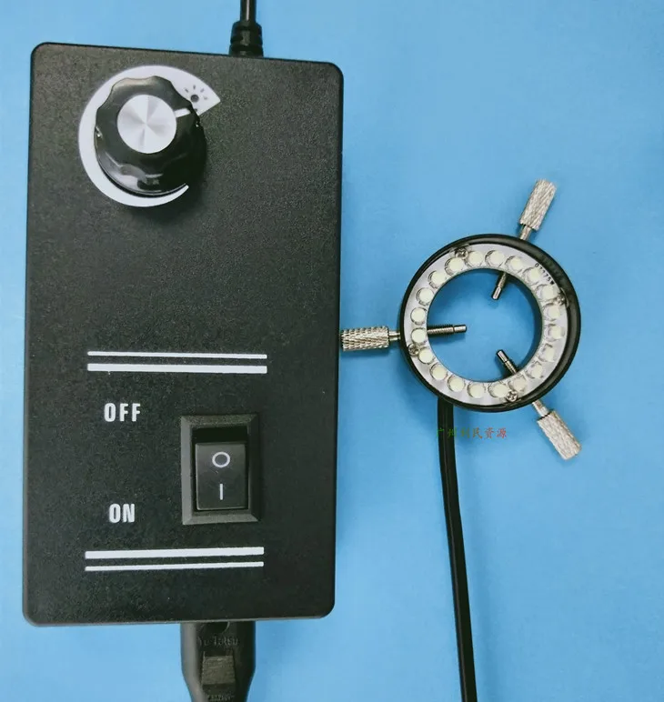 Small Inner Warp 25mm Outer Warp 38mm Microscope LED Ring CCD Detection Automatic Machine Vision Light Source 220V 3.5w