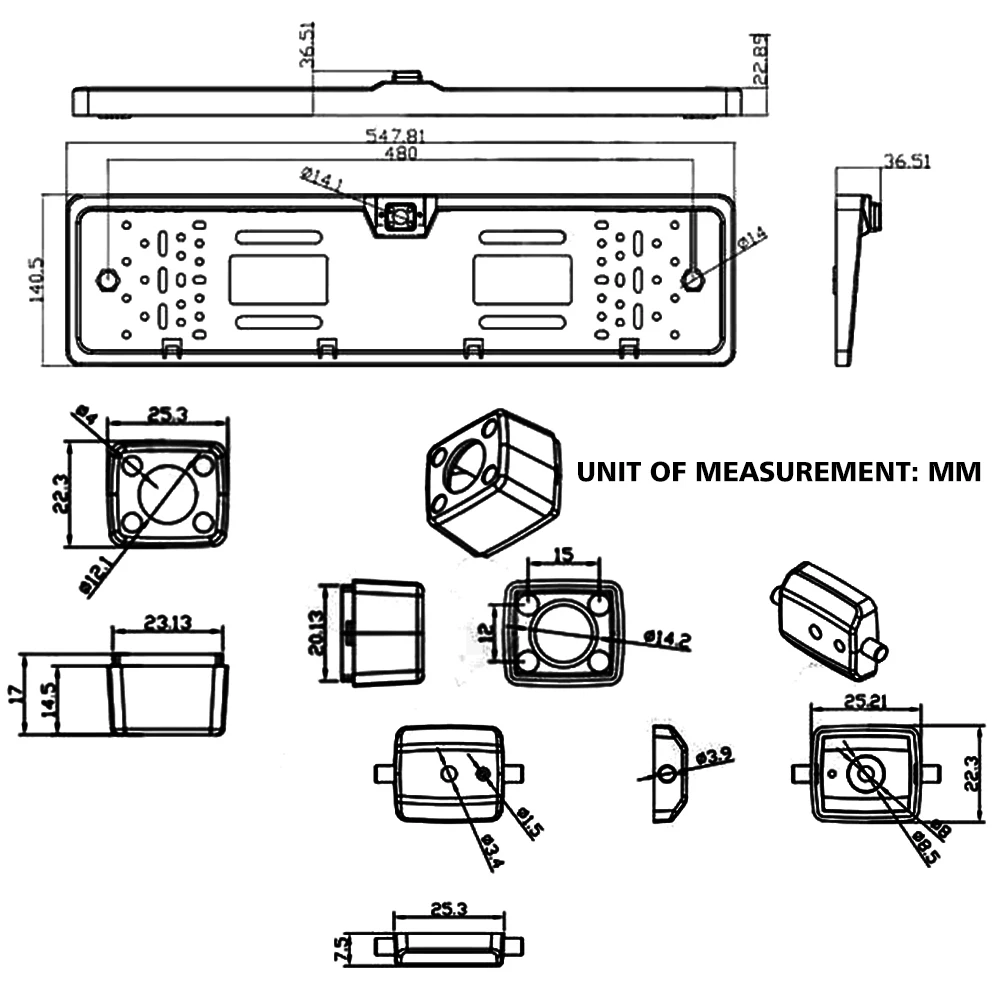 Европейский номерной знак для парковки автомобилей держатель номерного знака Jeep