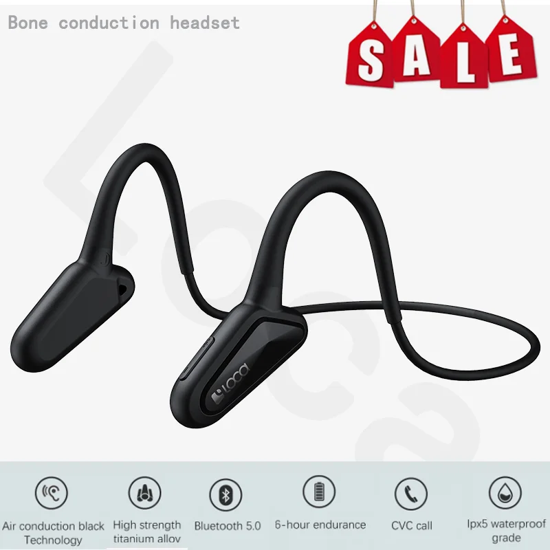 

Наушники с костной проводимостью, Bluetooth-совместимые беспроводные удобные наушники с открытым ухом, легкие спортивные наушники-вкладыши