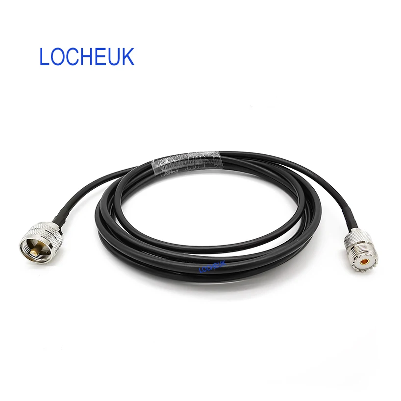 Радиочастотный коаксиальный кабель RG58 UHF PL259 штекер к SO239 гнездовой разъем