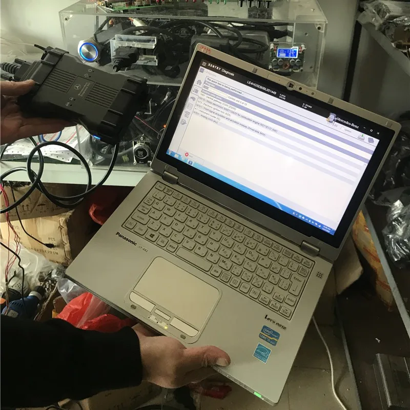 Диагностика mb star c6 поддержка DOIP/CAN vci ноутбук CF AX2 i5 CPU 8G RAM с программным