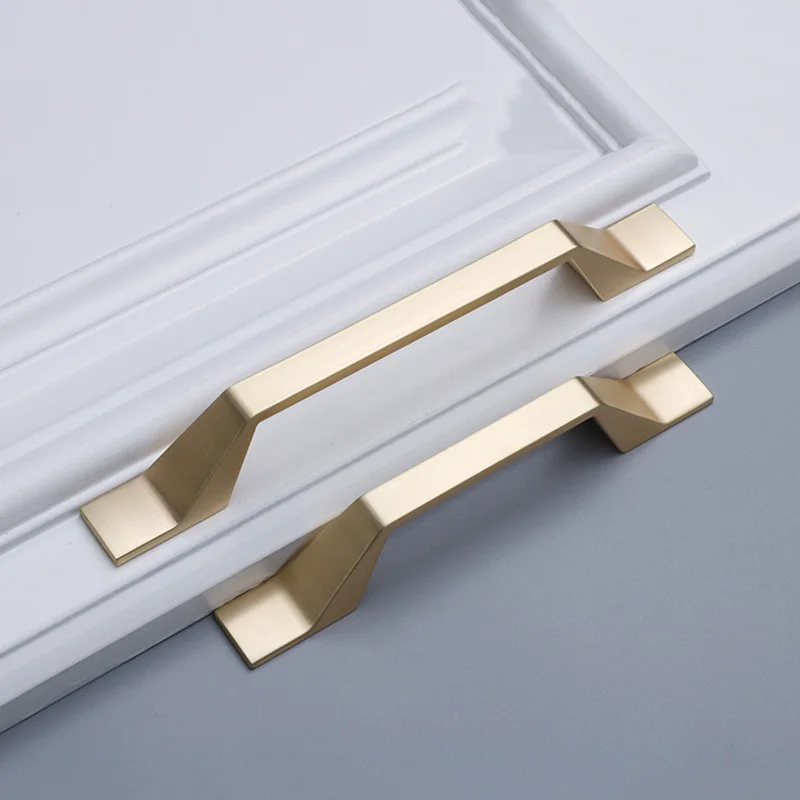 Современные дверные ручки для шкафа высокое качество цинковый сплав кухонный