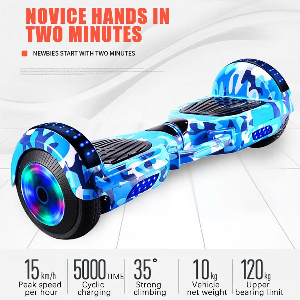 Умный Балансирующий гироскутер скейтборд Электрический Моноцикл дрифт