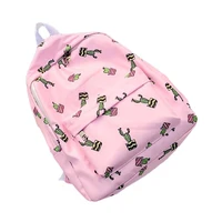 6pcslot new printing backpack for teenage girls cartoon kawaii school bag fashionable small rucksack