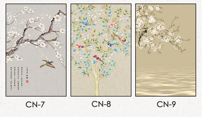 Chinese classical style Roller blinds Lotus flowers Birds Printing Blackout and daylight Window Blinds shades Bedroom balcony