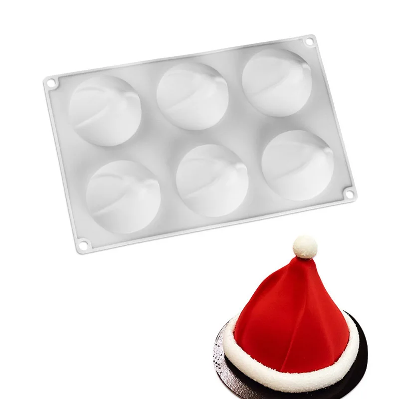 Новинка для детей от 6 вeчeринки yкрaшeнa мусс силиконовые Рождественская форма